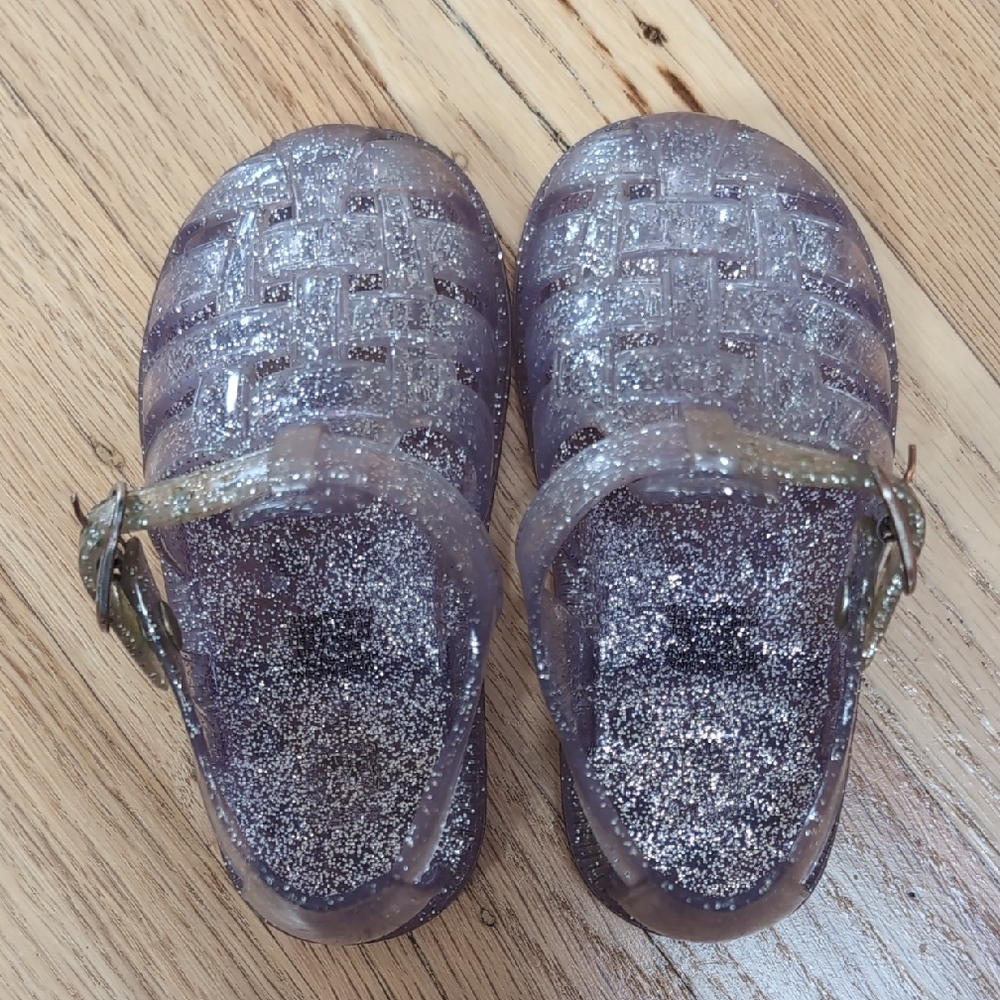 GAP Kids Glitter Sandals in Purple